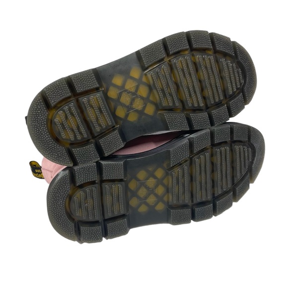 Doc Dr Martens Combs Women's Suede Leather Combat Boots Eur 39 US 8 UK 6 Pink - Picture 6 of 9